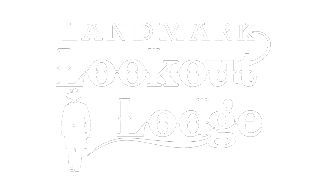 Logo of landmark lookout lodge