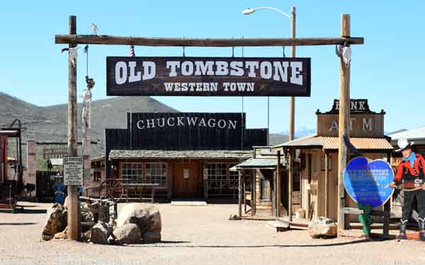 old tombstone theme park