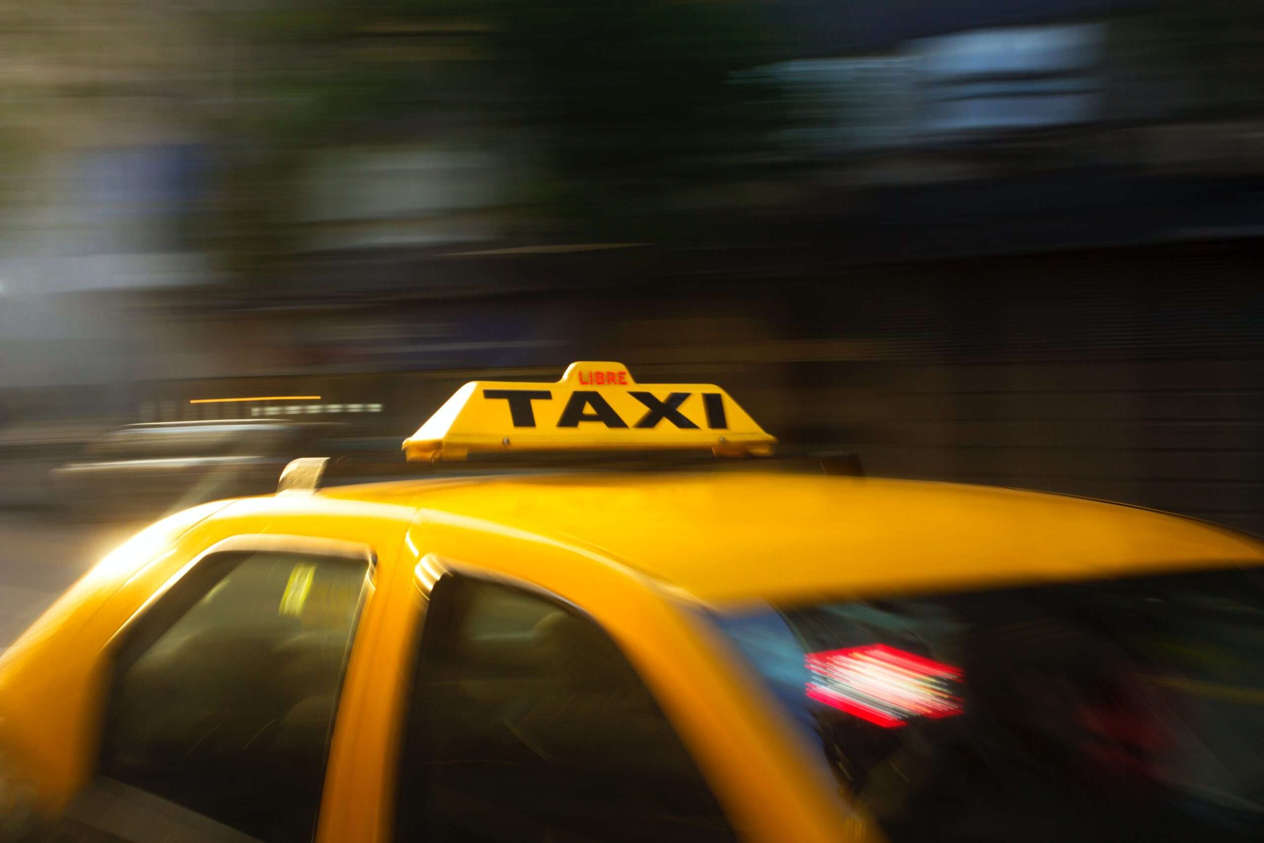 Image of a taxi